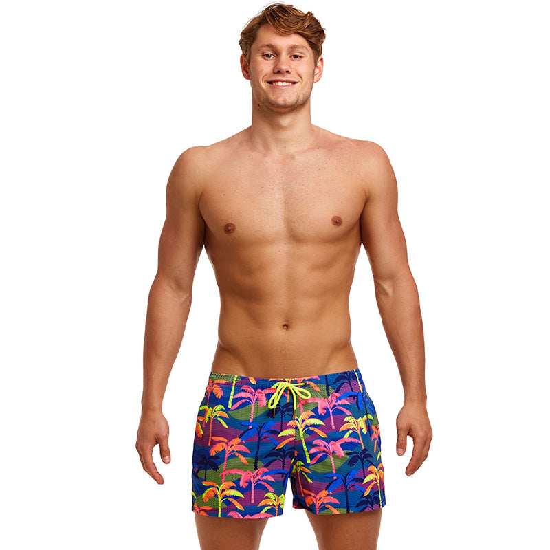 Funky Trunks - Palm A Lot - Mens Shorty Shorts Short