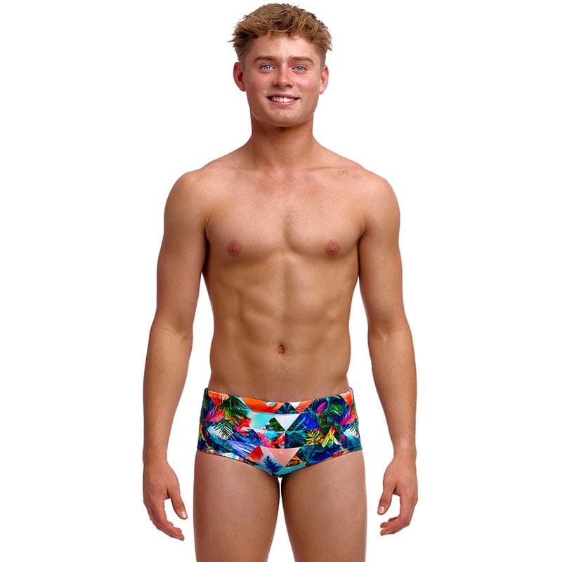 Funky Trunks - Palm Prism - Boys Eco Sidewinder Trunks