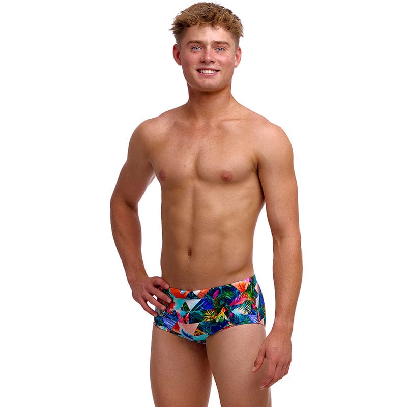 Funky Trunks - Palm Prism - Boys Eco Sidewinder Trunks