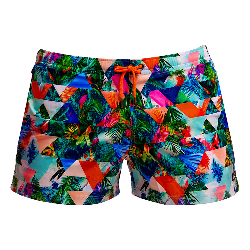 Funky Trunks - Palm Prism - Mens Shorty Shorts Short