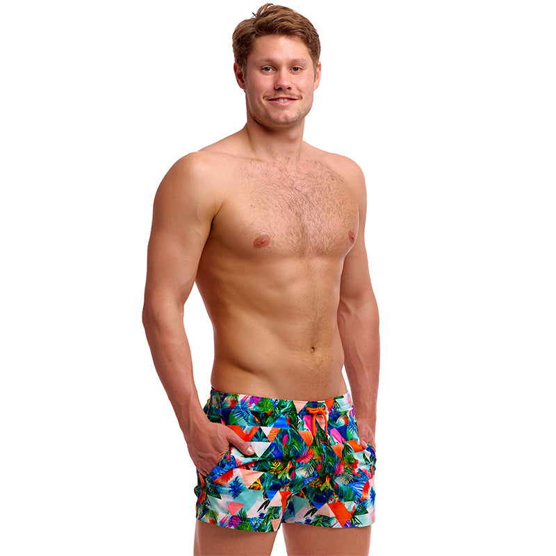 Funky Trunks - Palm Prism - Mens Shorty Shorts Short