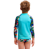 Funky Trunks - Palm Prism - Toddler Boys Zippy Rash Vest
