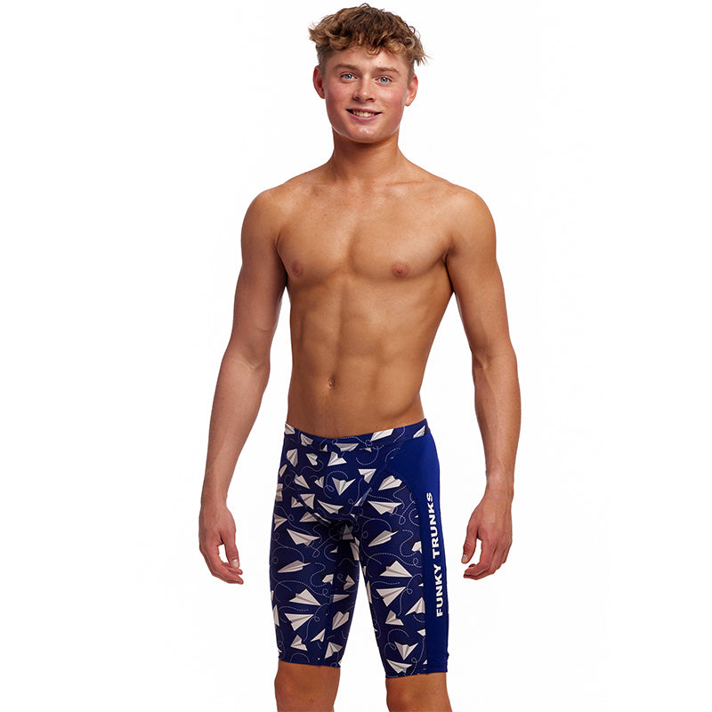 Funky Trunks - Paper Plain - Boys Eco Training Jammers