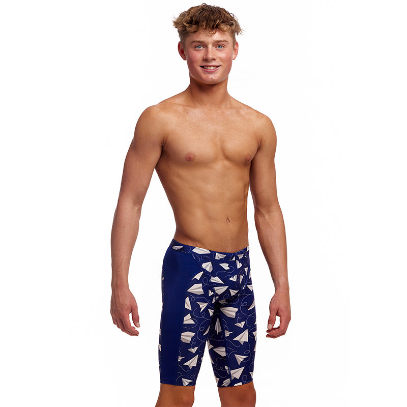 Funky Trunks - Paper Plain - Boys Eco Training Jammers