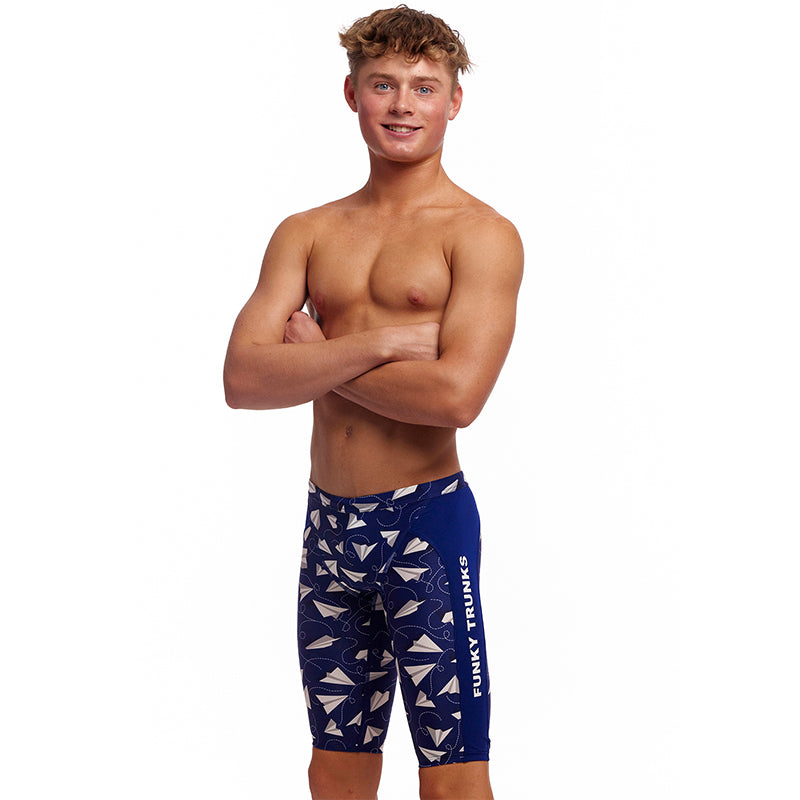 Funky Trunks - Paper Plain - Boys Eco Training Jammers