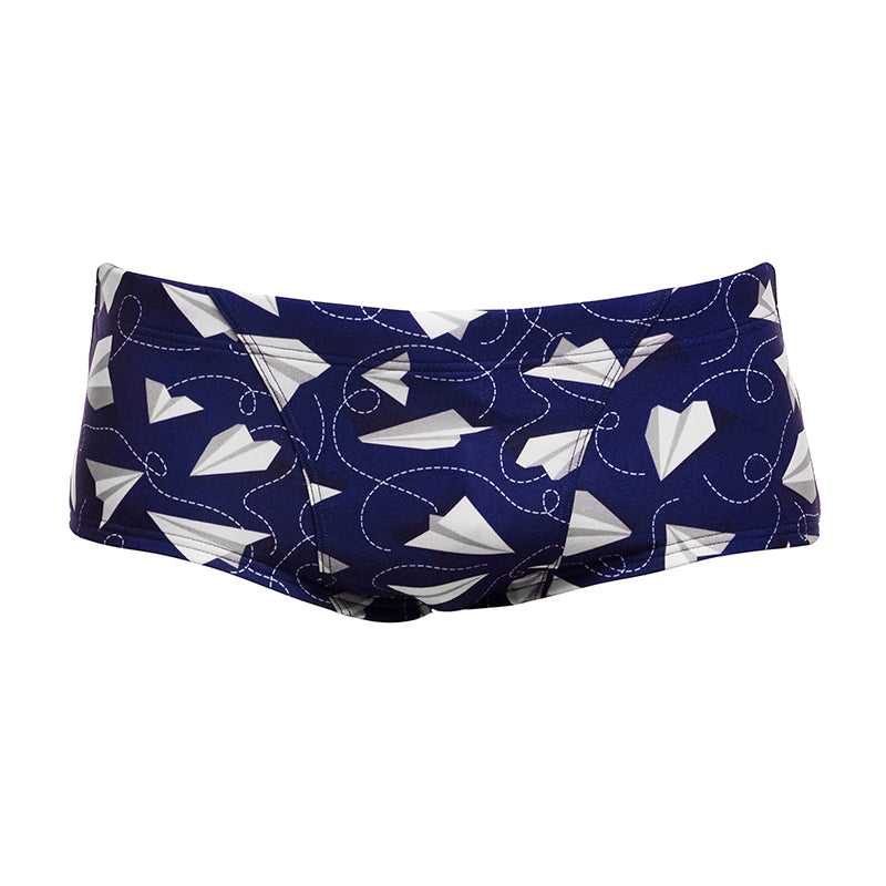 Funky Trunks - Paper Plain - Mens Eco Classic Trunks