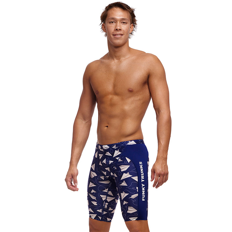 Funky Trunks - Paper Plain - Mens Eco Training Jammers