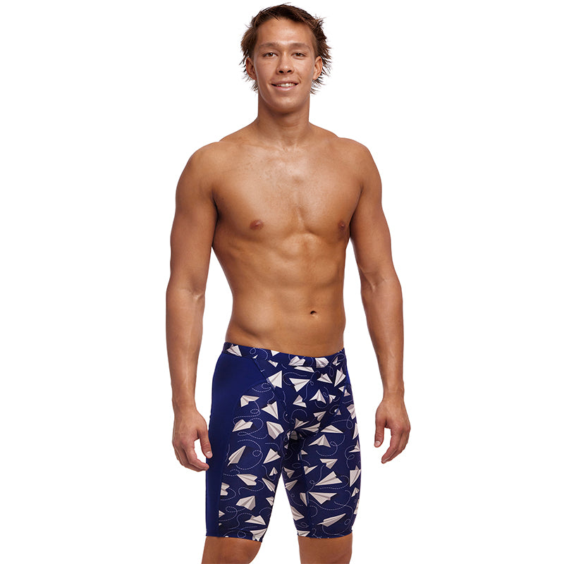 Funky Trunks - Paper Plain - Mens Eco Training Jammers