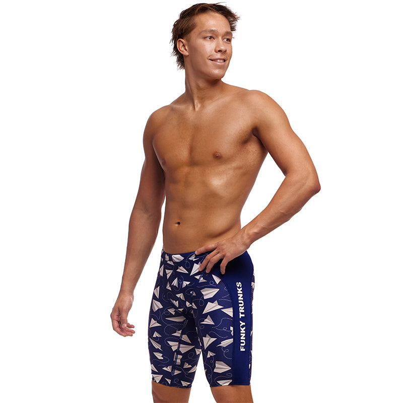 Funky Trunks - Paper Plain - Mens Eco Training Jammers