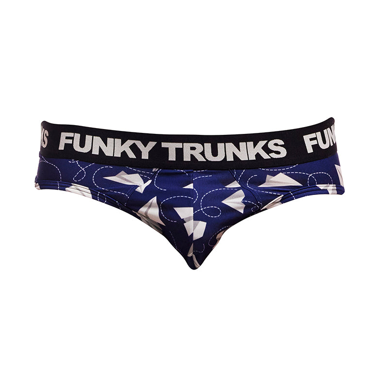 Funky Trunks - Paper Plain - Mens Underwear Briefs