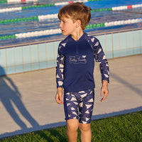 Funky Trunks - Paper Plain - Toddler Boys Eco Miniman Jammers