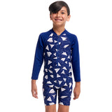 Funky Trunks - Paper Plain - Toddler Boys Go Jump Suit