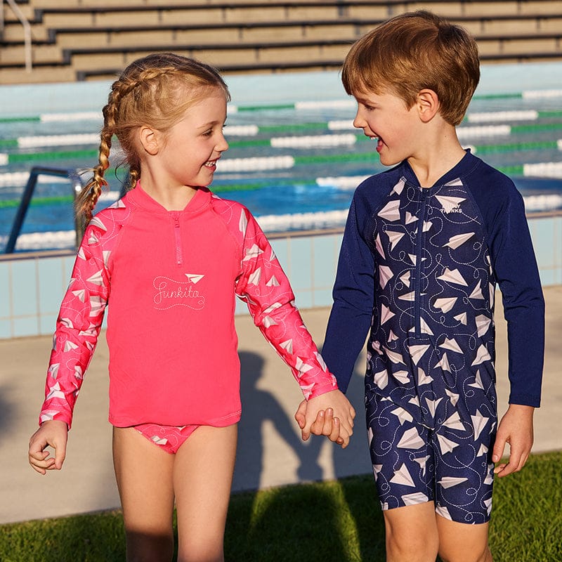Funky Trunks - Paper Plain - Toddler Boys Go Jump Suit