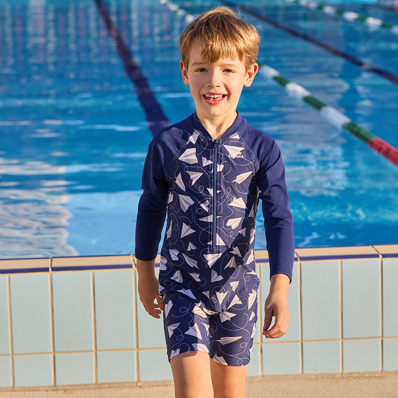 Funky Trunks - Paper Plain - Toddler Boys Go Jump Suit
