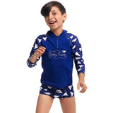 Funky Trunks - Paper Plain - Toddler Boys Zippy Rash Vest