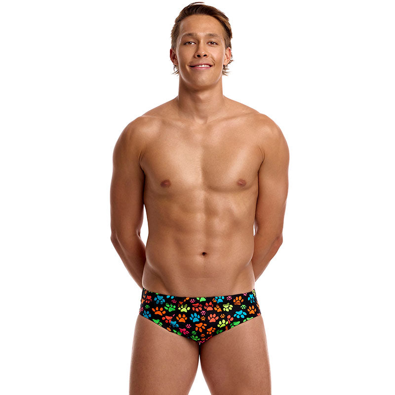 Funky Trunks - Pawsome - Mens Eco Seamed Briefs