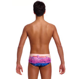 Funky Trunks - Pink Peaks - Boys Eco Sidewinder Trunks