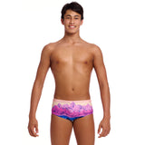 Funky Trunks - Pink Peaks - Boys Eco Sidewinder Trunks