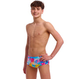 Funky Trunks - Pixel Paradise - Boys Eco Sidewinder Trunks