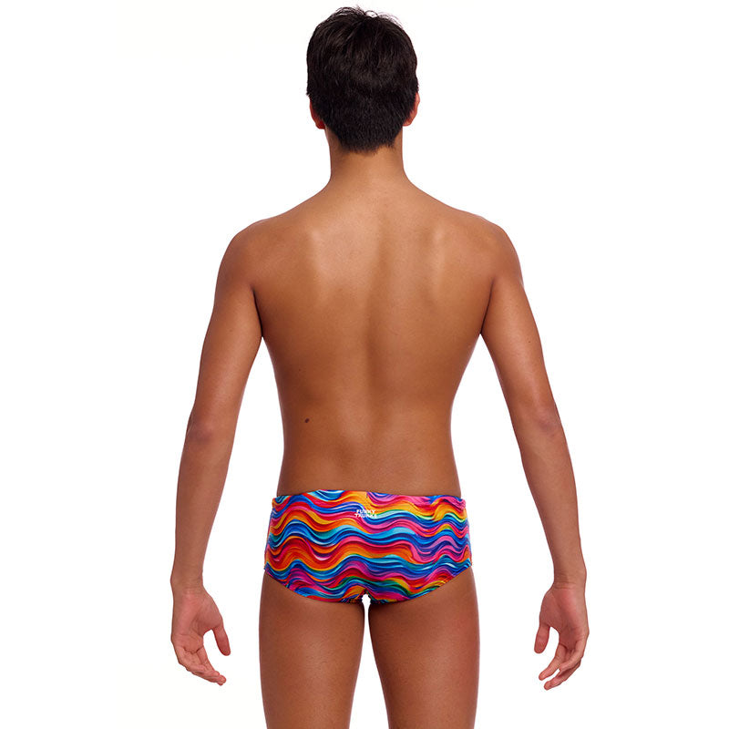 Funky Trunks - Plastic Fantastic - Boys Eco Sidewinder Trunks