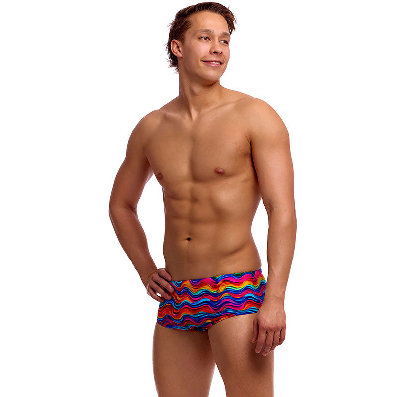 Funky Trunks - Plastic Fantastic - Mens Eco Sidewinder Trunks