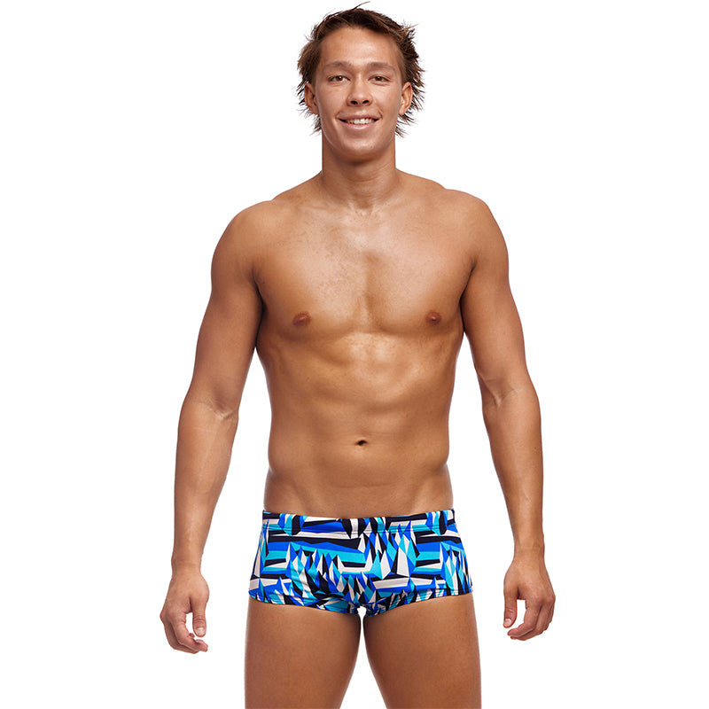 Funky Trunks - Polar Caps - Mens Eco Sidewinder Trunks