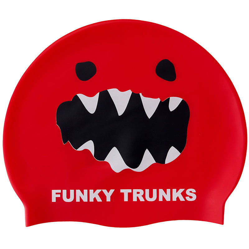 Funky Trunks - Red Monster - Silicone Swimming Cap