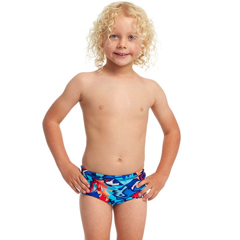 Funky Trunks - Saw Sea - Toddler Boys Printed Trunks