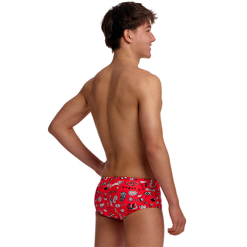 Funky Trunks - Scribbles - Boys Eco Sidewinder Trunks