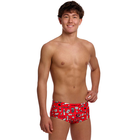 Funky Trunks - Scribbles - Boys Eco Sidewinder Trunks