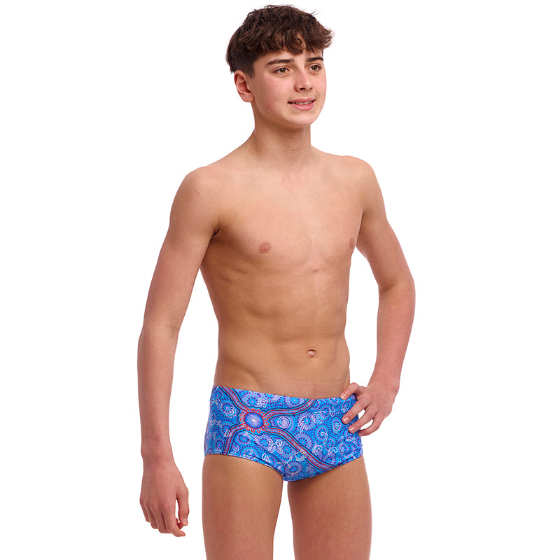 Funky Trunks - Sea Dreams - Boys Eco Sidewinder Trunks