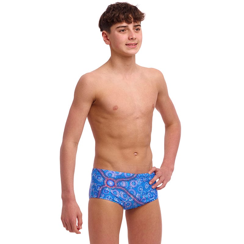 Funky Trunks - Sea Dreams - Boys Eco Sidewinder Trunks