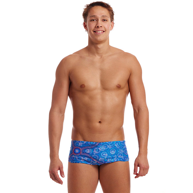 Funky Trunks - Sea Dreams - Mens Eco Sidewinder Trunks