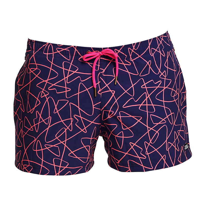 Funky Trunks - Serial Texter - Mens Shorty Shorts Short