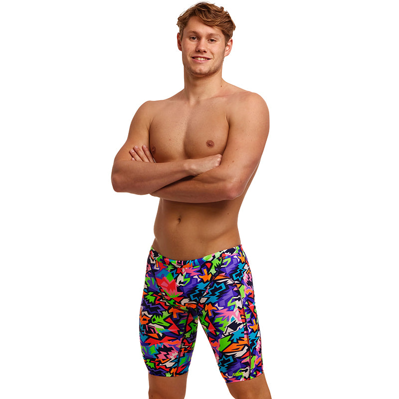 Funky Trunks - Sharp Edges - Mens Training Jammers