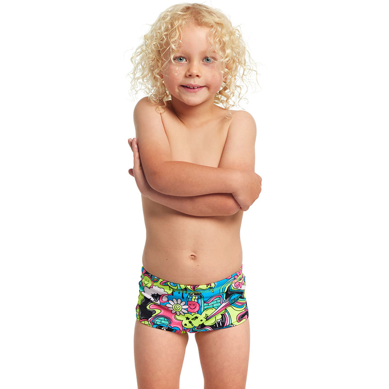 Funky Trunks - Smash Mouth - Toddler Boys Printed Trunks