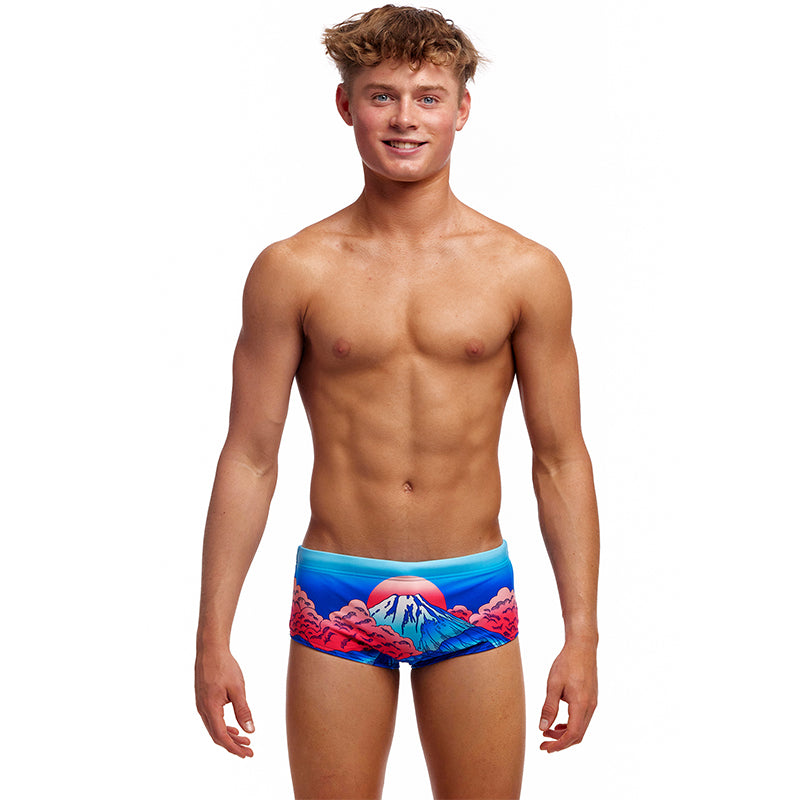 Funky Trunks - Smokin Hot - Boys Eco Sidewinder Trunks