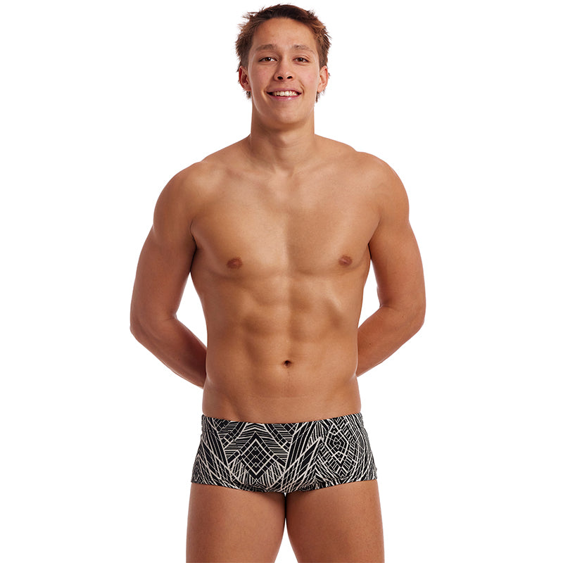 Funky Trunks - Space Signals - Mens Eco Classic Trunks