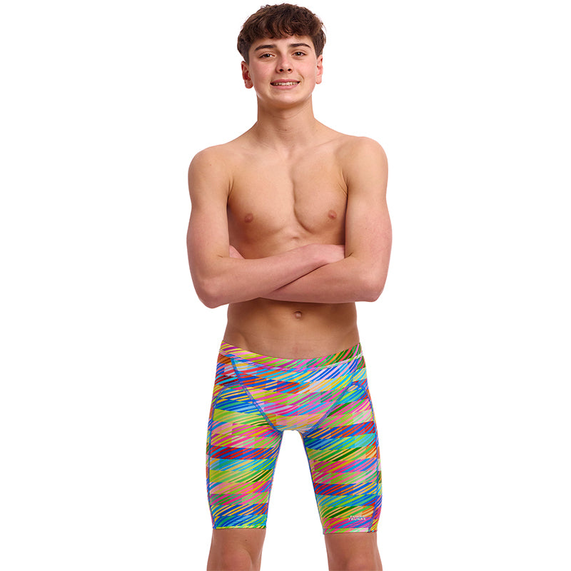 Funky Trunks - Static Stack - Boys Eco Sidewinder Trunks