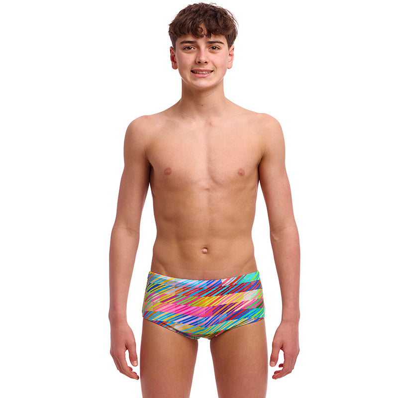 Funky Trunks - Static Stack - Boys Eco Sidewinder Trunks