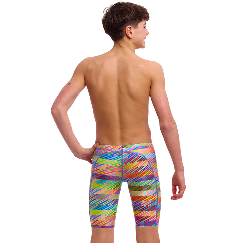 Funky Trunks - Static Stack - Boys Eco Sidewinder Trunks