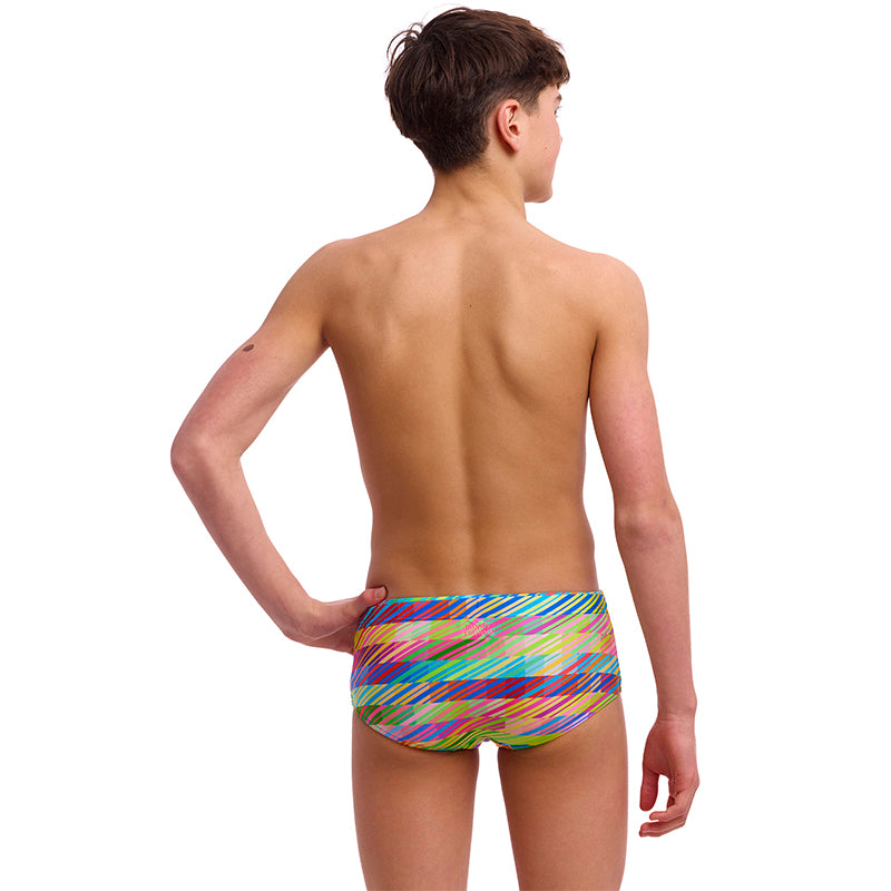Funky Trunks - Static Stack - Boys Eco Sidewinder Trunks
