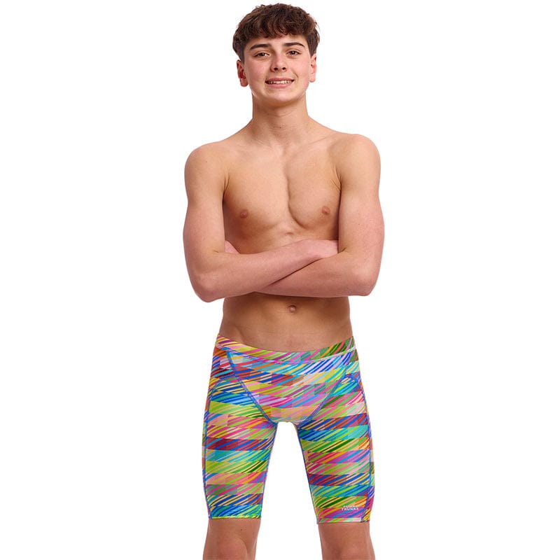 Funky Trunks - Static Stack - Boys Eco Training Jammers