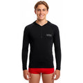 Funky Trunks - Still Black - Boys Long Sleeve Rash Vest