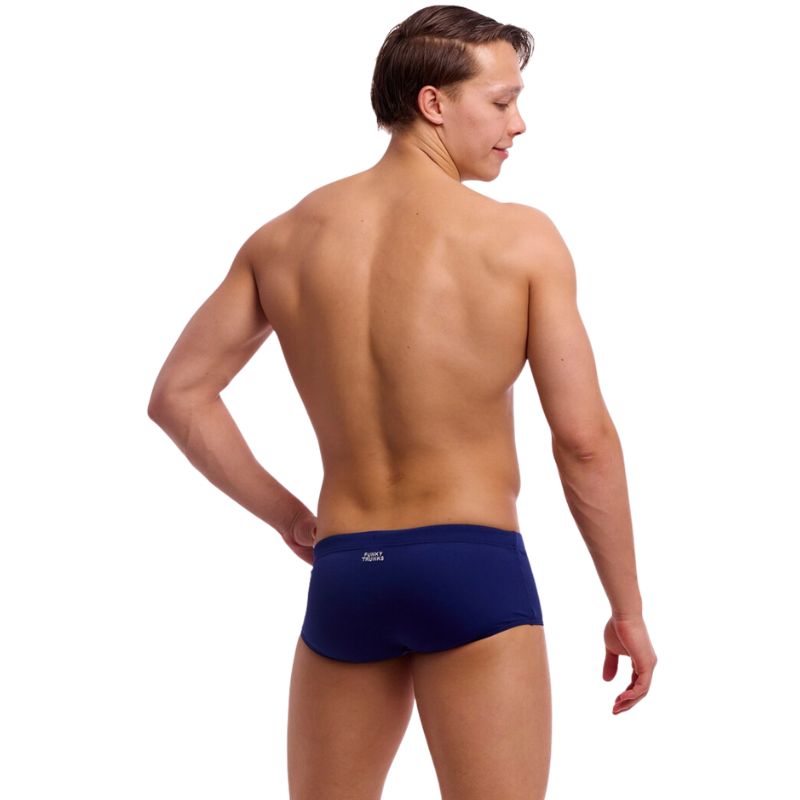 Funky Trunks - Still Ocean - Mens Eco Sidewinder Trunks