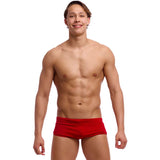 Funky Trunks - Still Red - Mens Eco Sidewinder Trunks