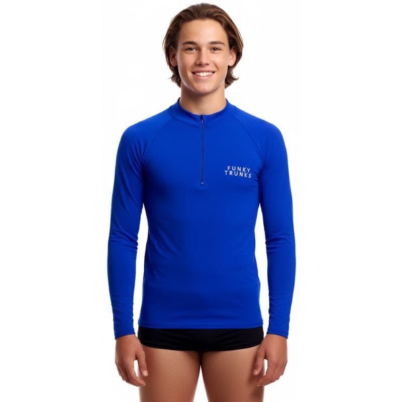 Funky Trunks - Still Speed - Boys Long Sleeve Rash Vest