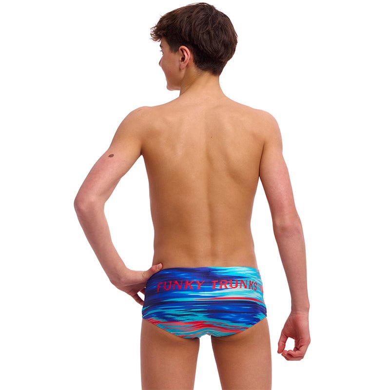 Funky Trunks - Storm At Sea - Boys Eco Sidewinder Trunks