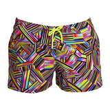 Funky Trunks - Strip Straps - Mens Shorty Shorts Short