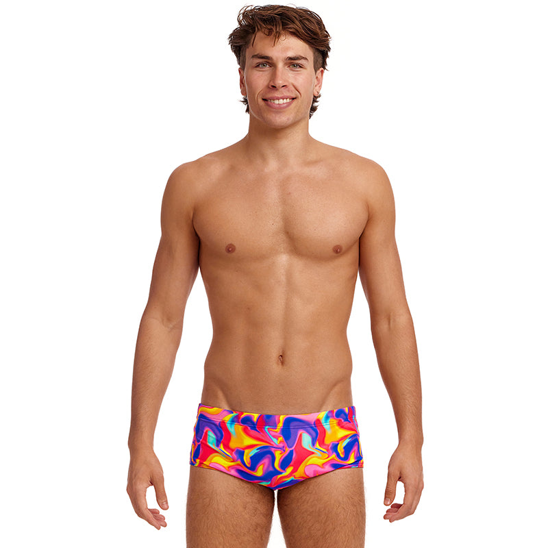 Funky Trunks - Summer Swirl - Mens Eco Sidewinder Trunks